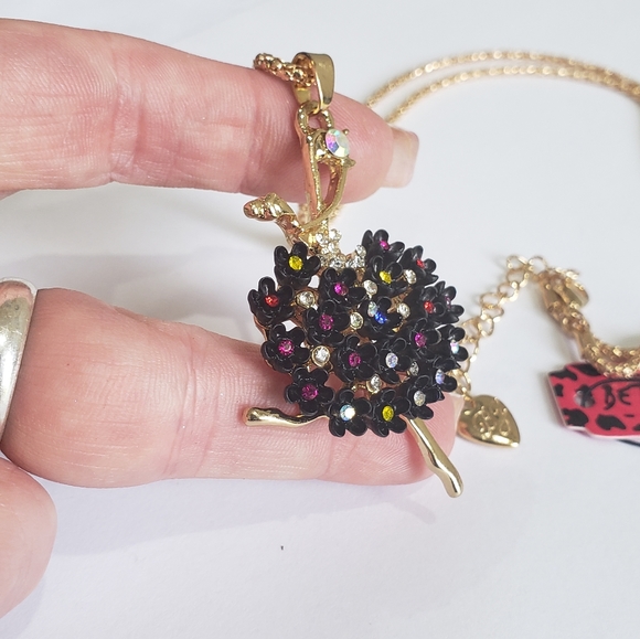 Beautiful Black Rhinestone Multi-color Ballet Girl - Picture 9 of 10